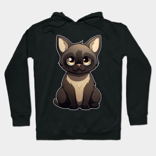 Cute Siamese Cat Lover Funny Siamese Cat Hoodie